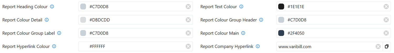 Report Branding